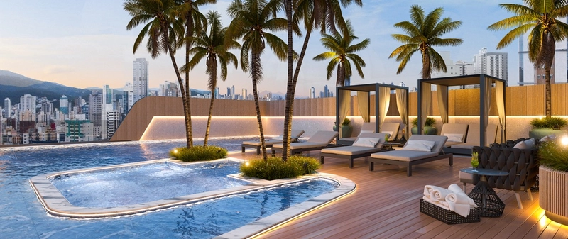 Apartamento no Ed. Newport Residence em Balneário Camboriú: 2ª foto da galeria de imagens do imóvel