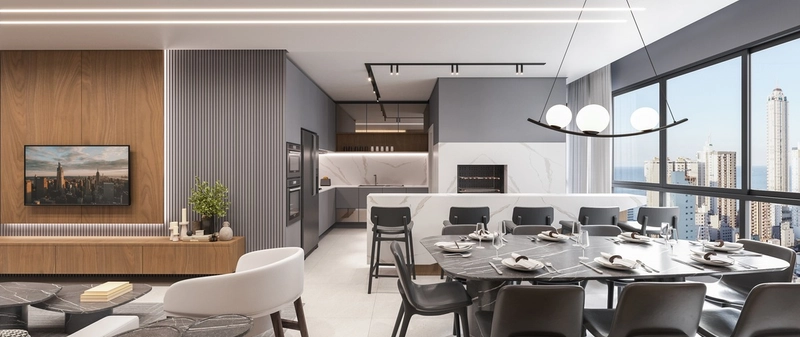 Apartamento no Ed. Newport Residence em Balneário Camboriú: 4ª foto da galeria de imagens do imóvel
