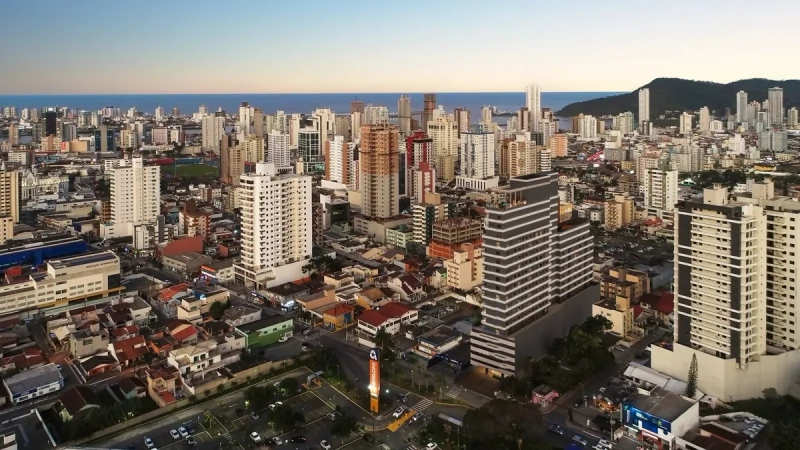 Apartamento 1 dormitório no centro de Itajaí no Ed. Pass Conect: 10ª foto da galeria de imagens do imóvel