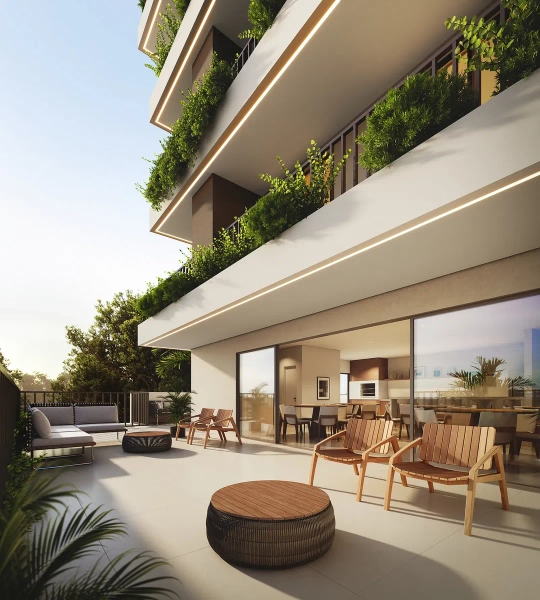 Apartamento no Edifício One Residence na Fazenda em Itajaí: 3ª foto da galeria de imagens do imóvel