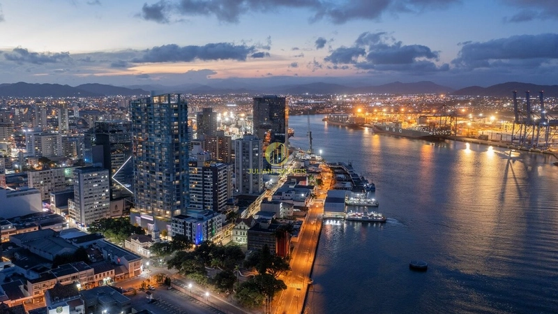 Apartamento studio no centro de Itajaí no Ed. Downtown: 1ª foto da galeria de imagens do imóvel