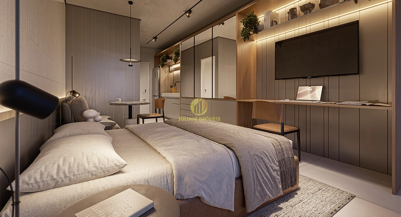 Studio no Ed. Upper em Itajaí- INVESTIDOR: 2ª foto da galeria de imagens do imóvel