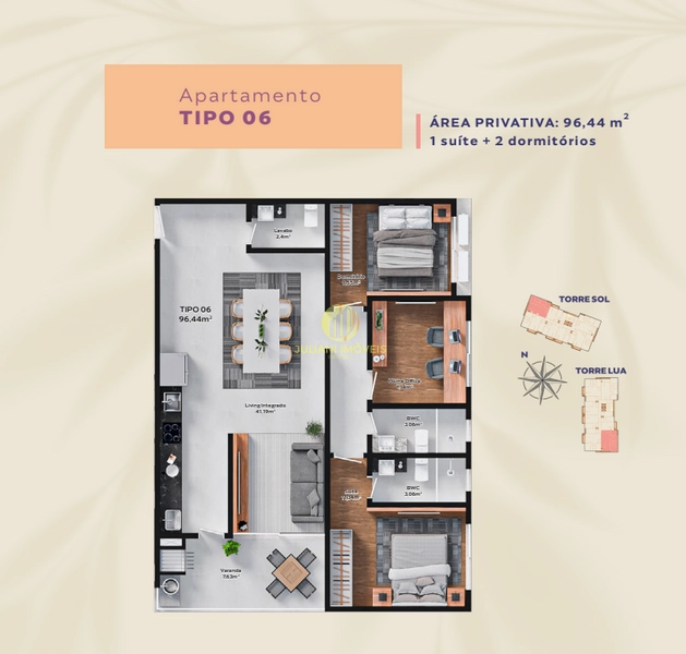 Apartamento no Edifício Luminares Residence: 27ª foto da galeria de imagens do imóvel