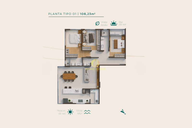 Apartamento no  Splendore del Mare em Itajaí: 1ª foto da galeria de imagens do imóvel