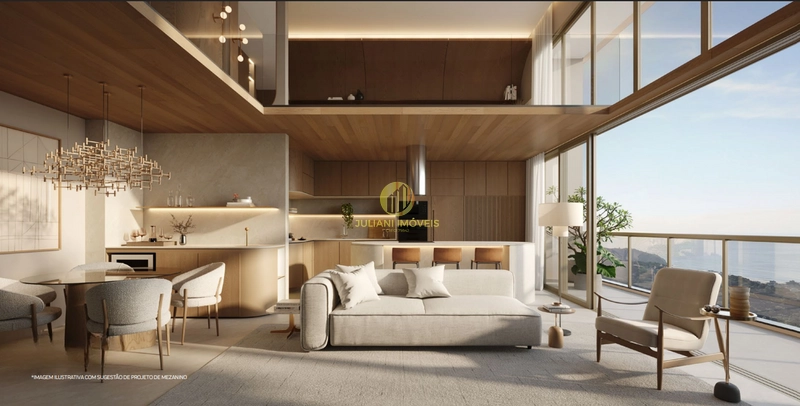 Loft Duplex na planta na Praia Brava em Itajaí