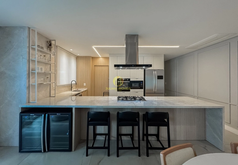 Apartamento mobiliado e decorado no Ed. La Blanc Praia Brava: 14ª foto da galeria de imagens do imóvel