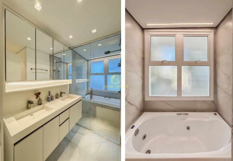 Apartamento mobiliado e decorado no Ed. La Blanc Praia Brava: 27ª foto da galeria de imagens do imóvel