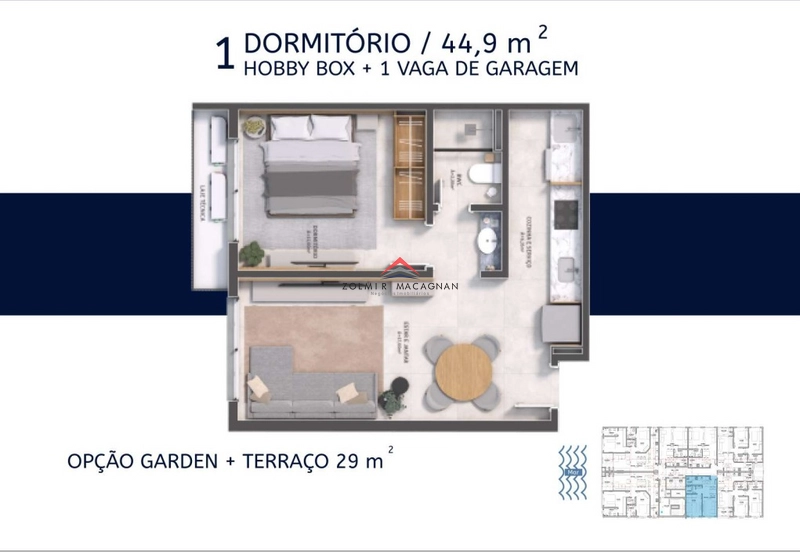 Venda de Apartamentos na Planta na Beira Mar Sul em Florianópolis SC: 16ª foto da galeria de imagens do imóvel