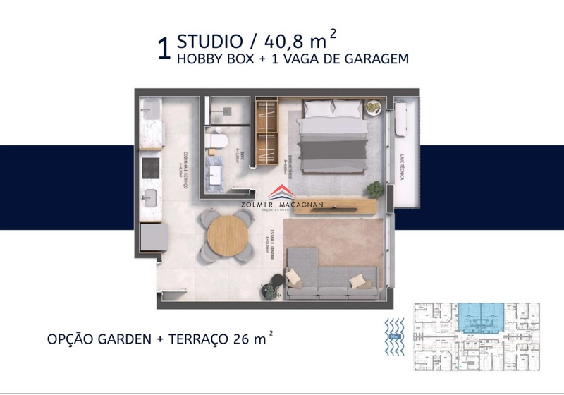 Apartamentos na Planta à Venda em Florianópolis Entrega Dezembro 2026: 23ª foto da galeria de imagens do imóvel