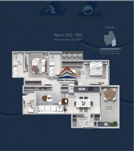 Excelente Cobertura Duplex 3 suítes em Itajaí SC: 55ª foto da galeria de imagens do imóvel