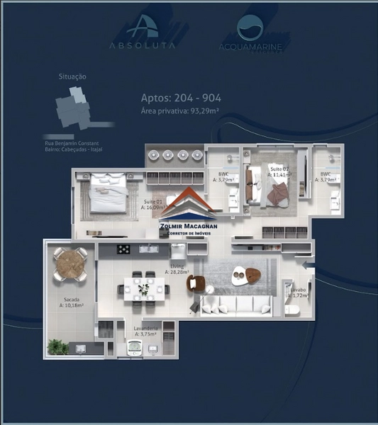 Excelente Cobertura Duplex 3 suítes em Itajaí SC: 54ª foto da galeria de imagens do imóvel