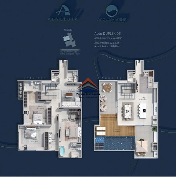 Excelente Cobertura Duplex 3 suítes em Itajaí SC: 57ª foto da galeria de imagens do imóvel