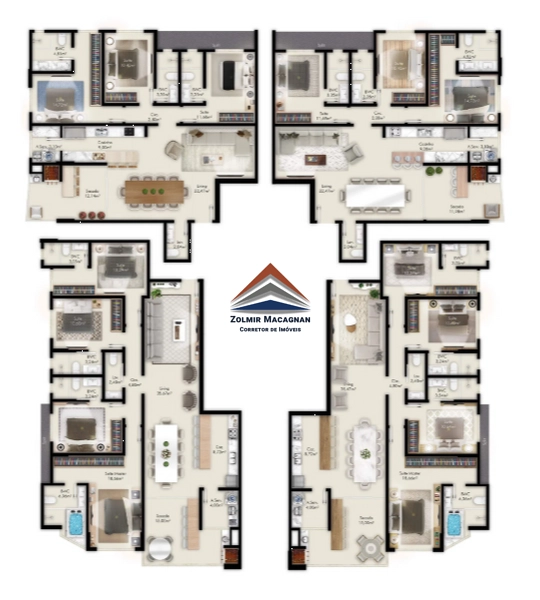 Apartamento em Constrtução com 3 suítes em Itapema SC: 31ª foto da galeria de imagens do imóvel