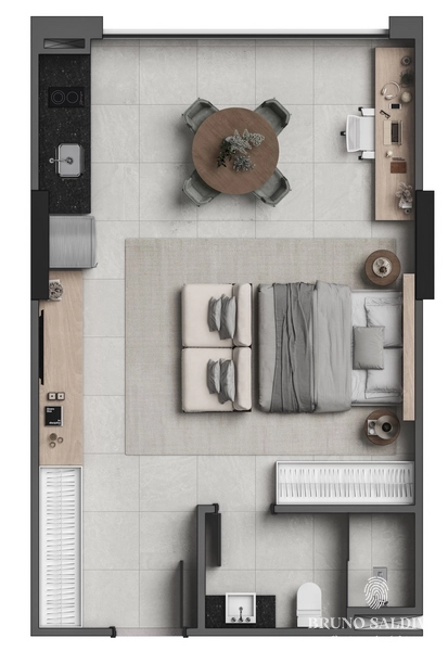 Futura Flat: 2ª foto da galeria de imagens do imóvel