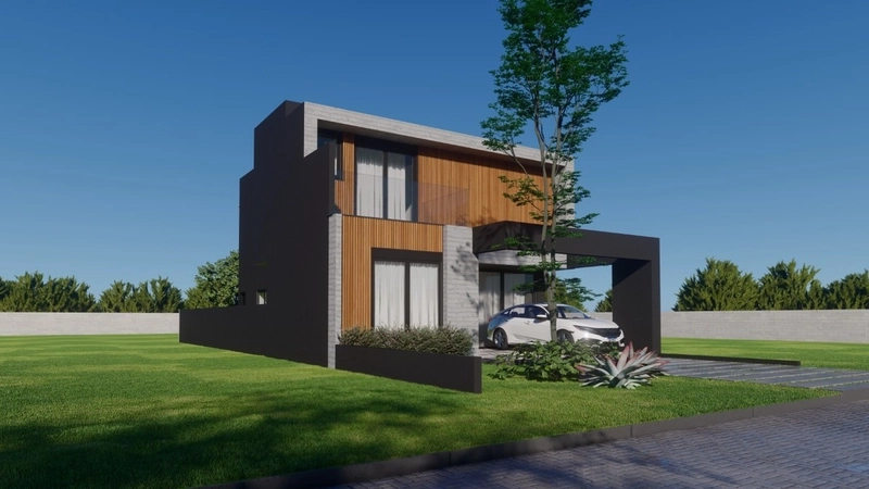 Casa á venda no condominio Blue: 1ª foto da galeria de imagens do imóvel