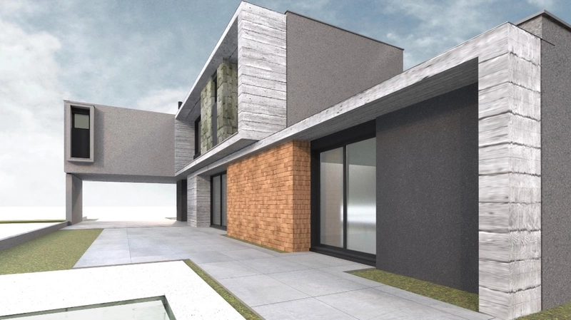 Casa nova projeto moderno: 7ª foto da galeria de imagens do imóvel