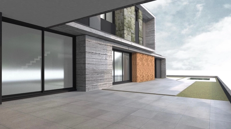 Casa nova projeto moderno: 8ª foto da galeria de imagens do imóvel