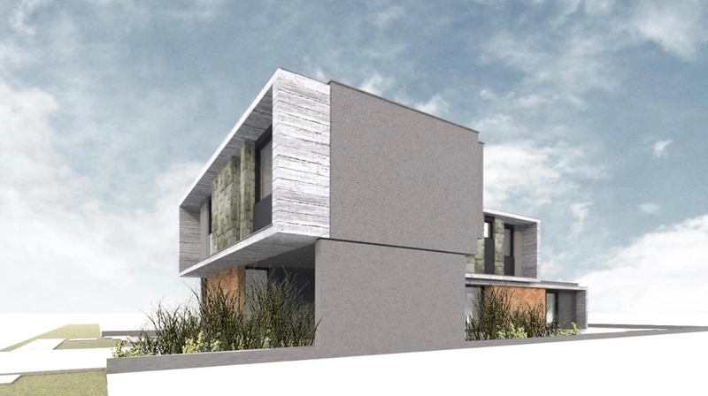 Casa nova projeto moderno: 4ª foto da galeria de imagens do imóvel