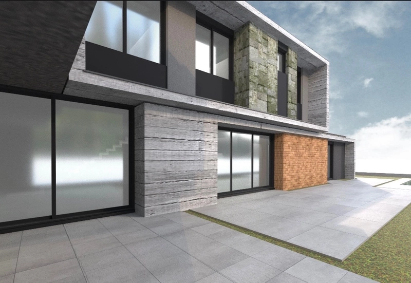 Casa nova projeto moderno: 9ª foto da galeria de imagens do imóvel