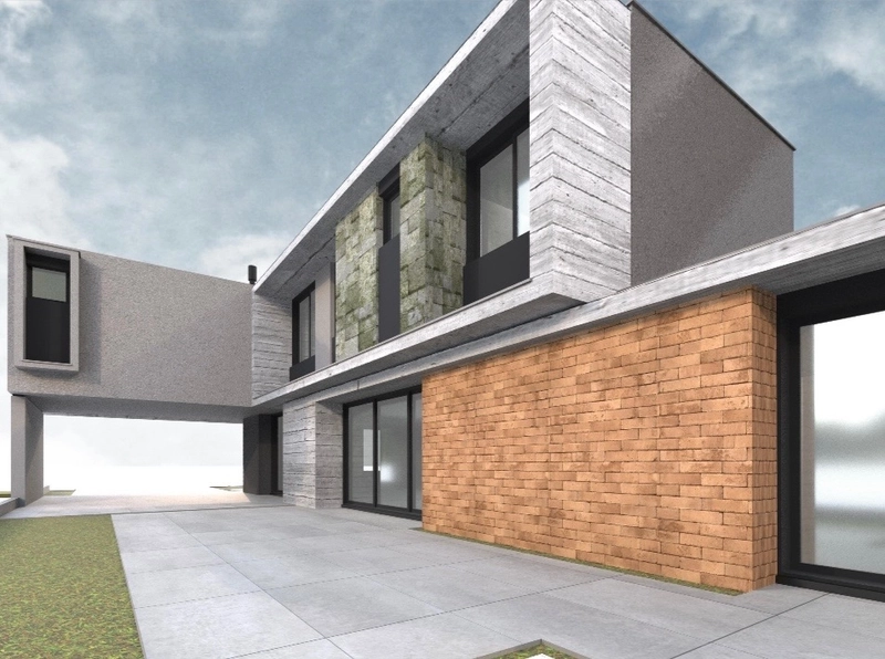 Casa nova projeto moderno: 12ª foto da galeria de imagens do imóvel