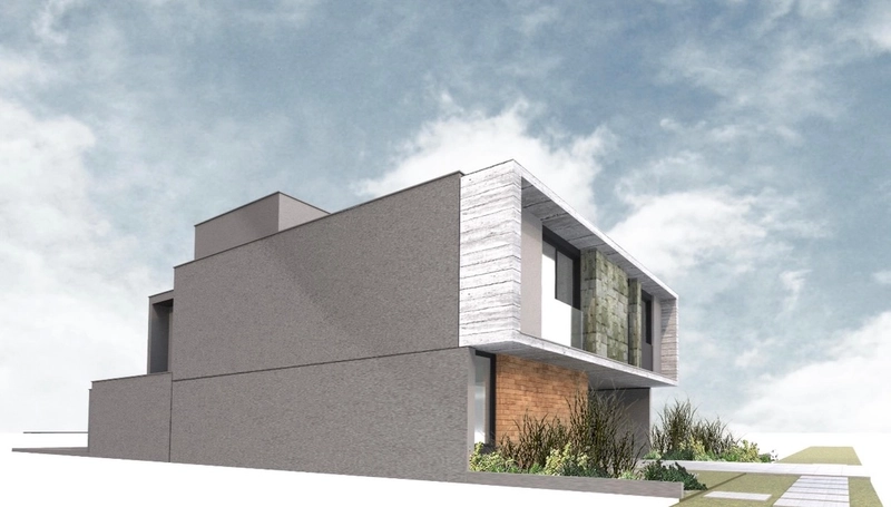 Casa nova projeto moderno: 5ª foto da galeria de imagens do imóvel