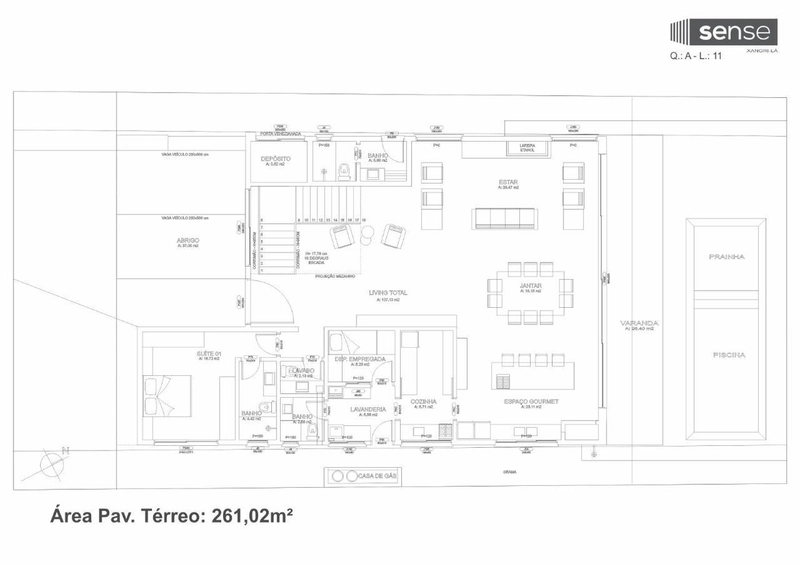 Linda casa no condomínio Sense!: 3ª foto da galeria de imagens do imóvel