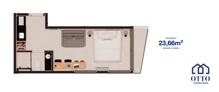 Loft com vista mar privilegiada!: 4ª foto da galeria de imagens do imóvel