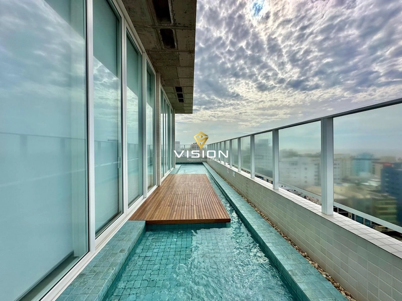 BAIRRO NAVEGANTES - SACADA DE FRENTE E TERRAÇO EM L: 21ª foto da galeria de imagens do imóvel