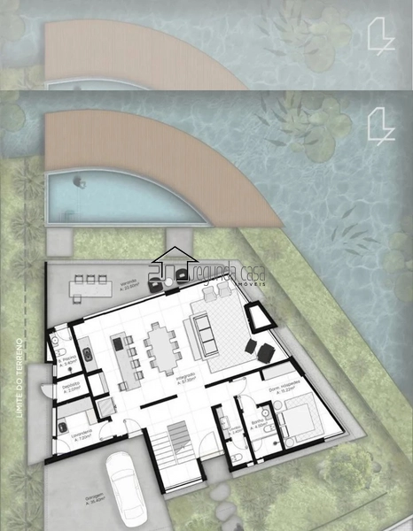 Imponente sobrado contemporâneo com 4 suítes: 8ª foto da galeria de imagens do imóvel