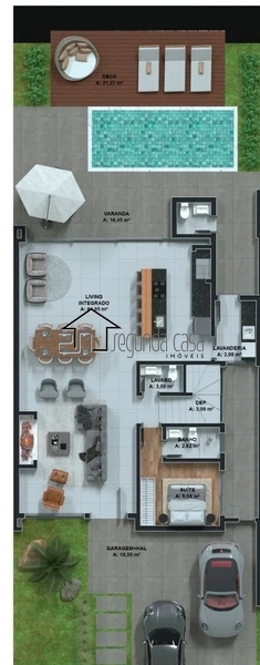 Belo sobrado cim detalhes em madeira: 4ª foto da galeria de imagens do imóvel