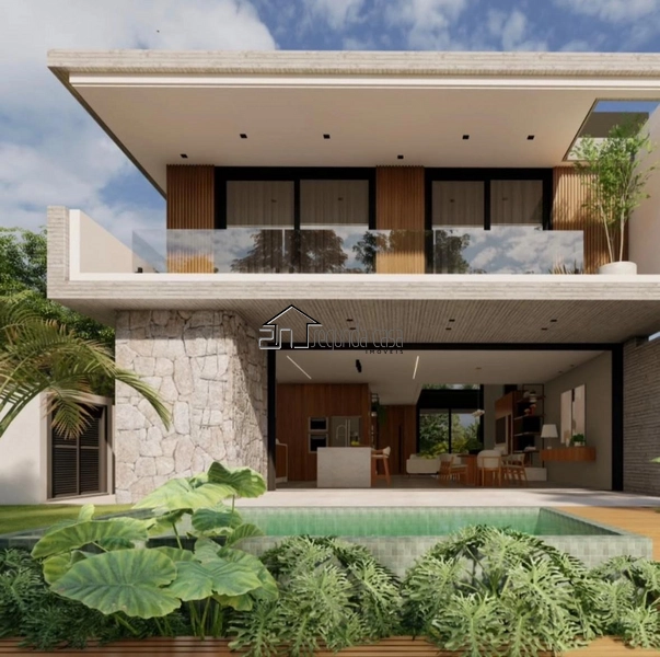 Sobrado contemporâneo: 2ª foto da galeria de imagens do imóvel