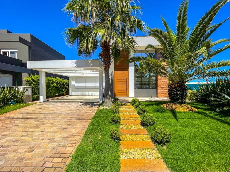 Linda casa térrea 4 suítes no condomínio Malibu Xangri-lá: 1ª foto da galeria de imagens do imóvel