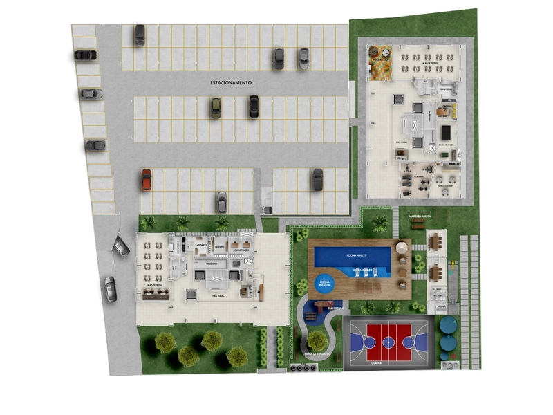 APARTAMENTO DE 3 QUARTOS | 1 SUÍTE NO MARCO - RES. FOZ DO IGUAÇU: 27ª foto da galeria de imagens do imóvel