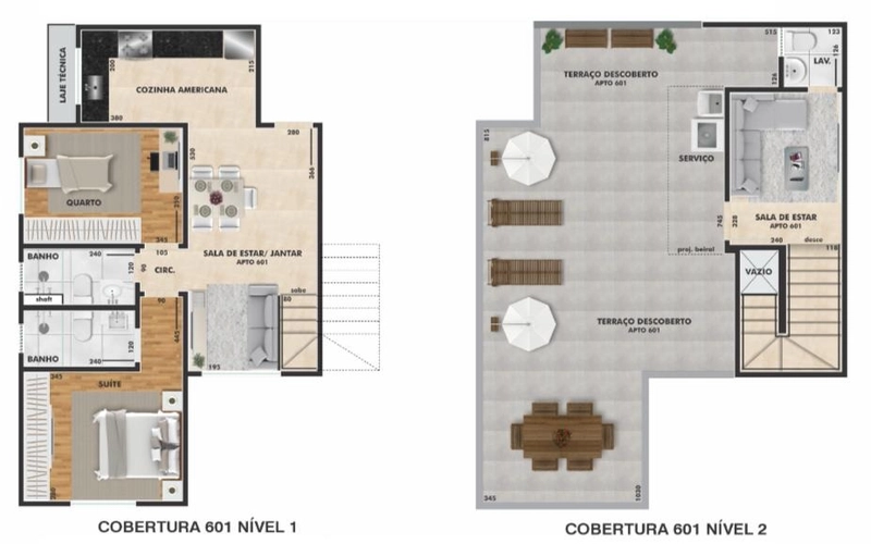 APARTAMENTO NO SANTA TEREZINHA | 55M² aprox. | 02 QUARTOS | SUÍTE: 15ª foto da galeria de imagens do imóvel