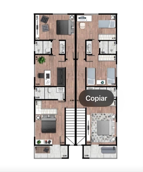 Casa Geminada 03 qts Exclusiva em Construção | Santa Terezinha: 14ª foto da galeria de imagens do imóvel