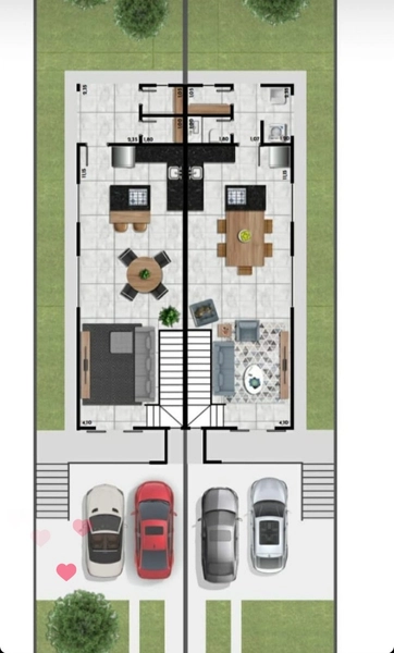 Casa Geminada 03 qts Exclusiva em Construção | Santa Terezinha: 8ª foto da galeria de imagens do imóvel