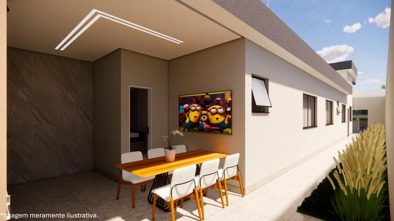 CASA GEMINADA ALTO PADRÃO | 3 QUARTOS | 1 SUÍTE COM CLOSET | 2 VAGAS: 8ª foto da galeria de imagens do imóvel