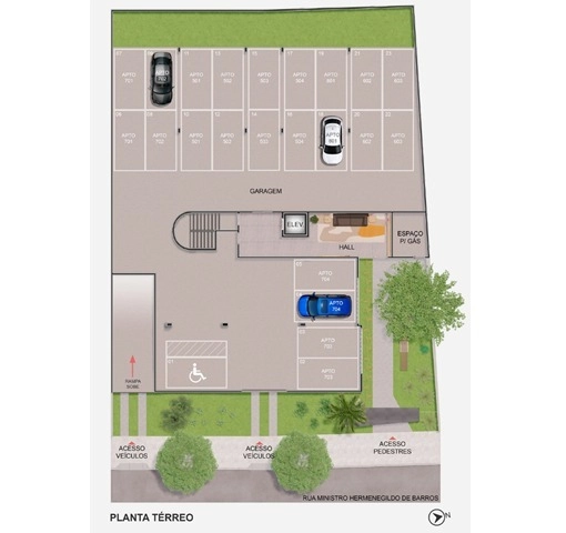ÁREA PRIVATIVA| 3 QUARTOS| 1 SUÍTE | 2 BANHEIROS | 2 VAGAS: 29ª foto da galeria de imagens do imóvel