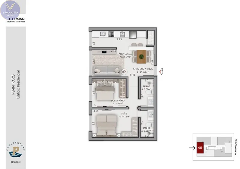 Lançamento do Raro Edifício Residencial com a Viva Capão Imóveis!: 12ª foto da galeria de imagens do imóvel
