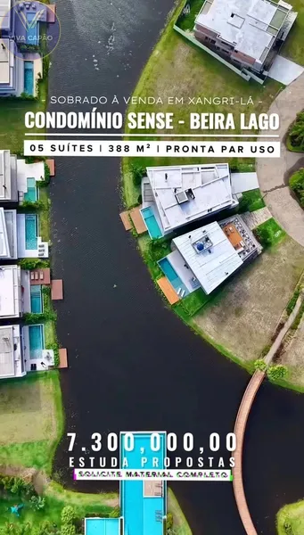 CONDOMÍNIO SENSE - SOBRADO BEIRA LAGO À VENDA COM DECKE JUNTO AO LAGO: 33ª foto da galeria de imagens do imóvel