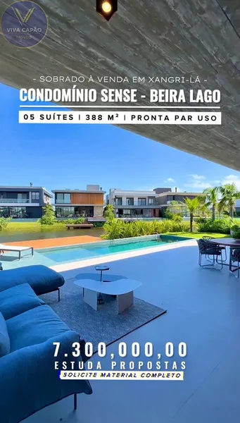 CONDOMÍNIO SENSE - SOBRADO BEIRA LAGO À VENDA COM DECKE JUNTO AO LAGO: 35ª foto da galeria de imagens do imóvel