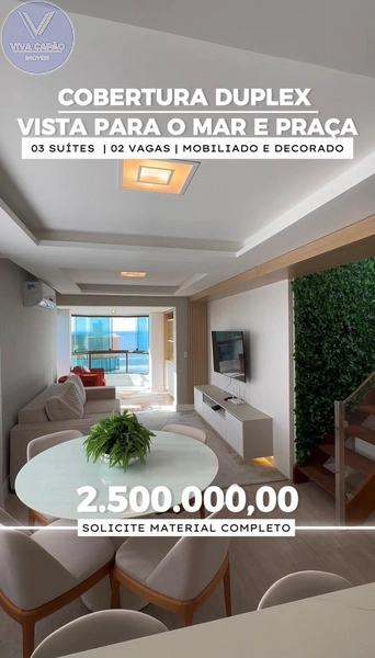 COBERTURA DUPLEX VISTA ETERNA DO MAR FRENTE PARA PRAÇA: 35ª foto da galeria de imagens do imóvel