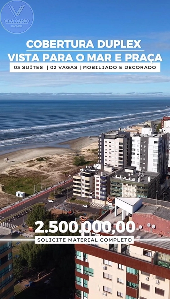 COBERTURA DUPLEX VISTA ETERNA DO MAR FRENTE PARA PRAÇA: 33ª foto da galeria de imagens do imóvel
