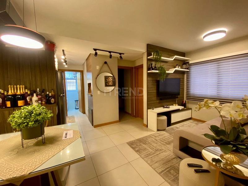 Um dormitório mobiliado e decorado: 3ª foto da galeria de imagens do imóvel