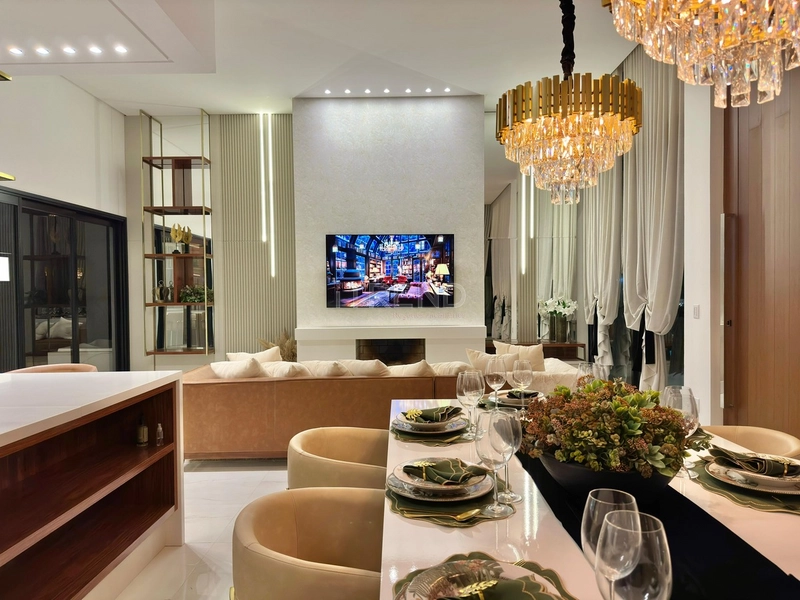 CASA MAIS LINDA DO CONDOMÍNIO DUBAI: 4ª foto da galeria de imagens do imóvel
