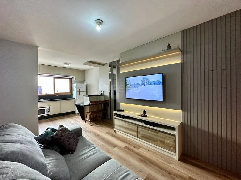 1 dormitório mobiliado e decorado no Centro: 3ª foto da galeria de imagens do imóvel