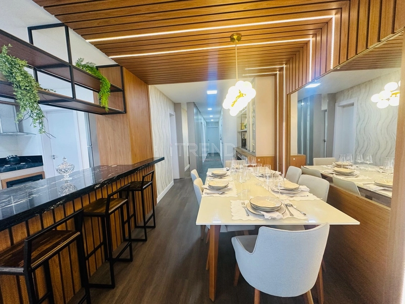Apartamento mobiliado e decorado com terraço de frente: 11ª foto da galeria de imagens do imóvel