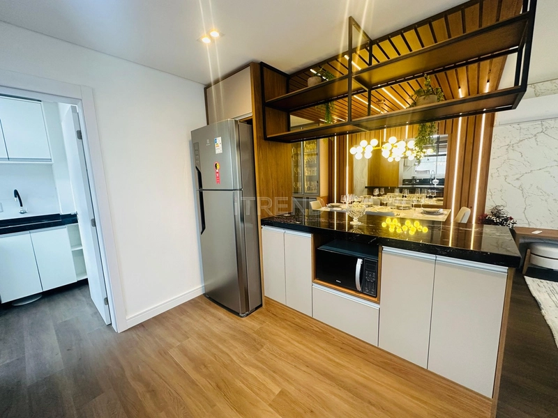 Apartamento mobiliado e decorado com terraço de frente: 16ª foto da galeria de imagens do imóvel