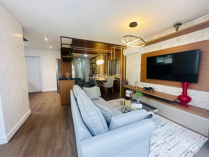 Apartamento mobiliado e decorado com terraço de frente: 13ª foto da galeria de imagens do imóvel