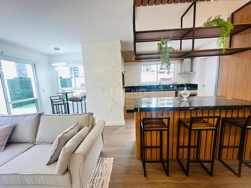 Apartamento mobiliado e decorado com terraço de frente: 17ª foto da galeria de imagens do imóvel